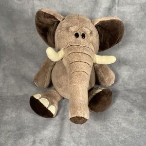 Nici Elephant Plushie Brown Stuffed Animal Jungle Safari Toy Collectable